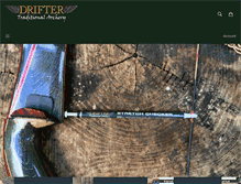 Tablet Screenshot of driftertraditionalarchery.com